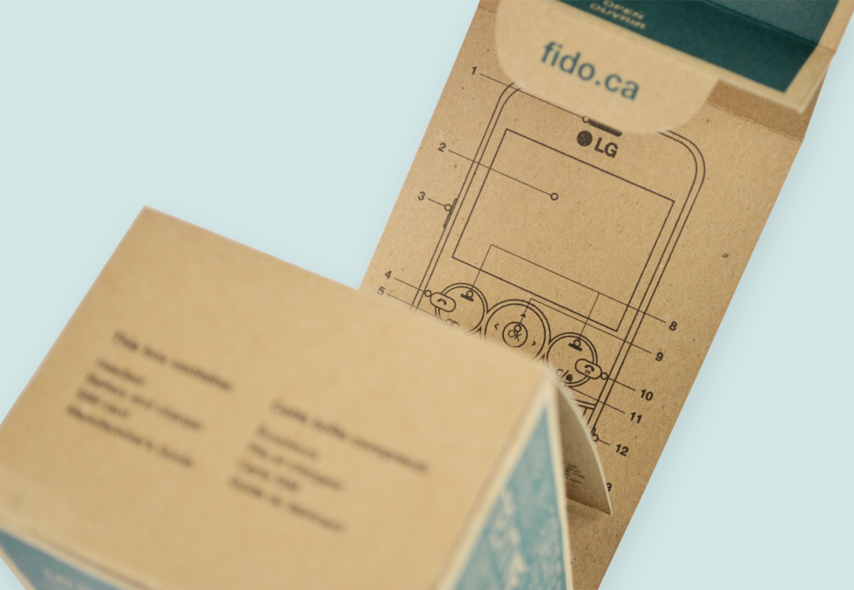 Fido prepaid phones package design